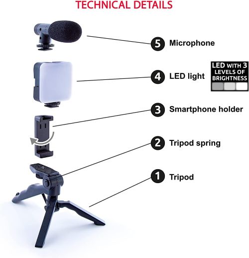 Canal Toys Podcast & Vlogging Kit technical details