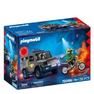 Playmobil City Action SWAT Vehicle front of box