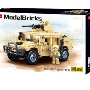 Sluban Playbricks : Model Bricks - Hummer H2 Assault Vehicle front of box