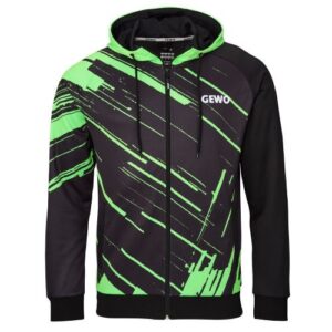 GEWO Hoodie Atani black/lime front
