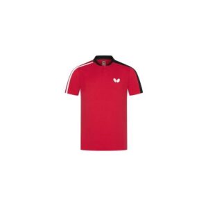 Table Tennis Clothing: Butterfly Ikoma Table Tennis Shirt red front image