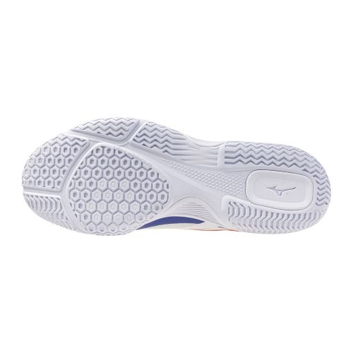 Mizuno Shoe Wave Medal 8 white/blue bottom