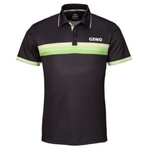 GEWO Polo Shirt Santiago black/lime front