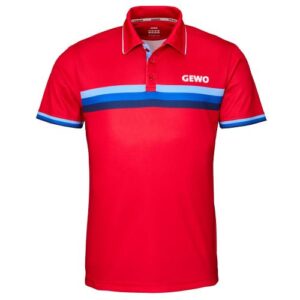 GEWO Polo Shirt Santiago red/royal front