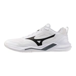 Mizuno Shoe Wave Stealth Pro white/black front