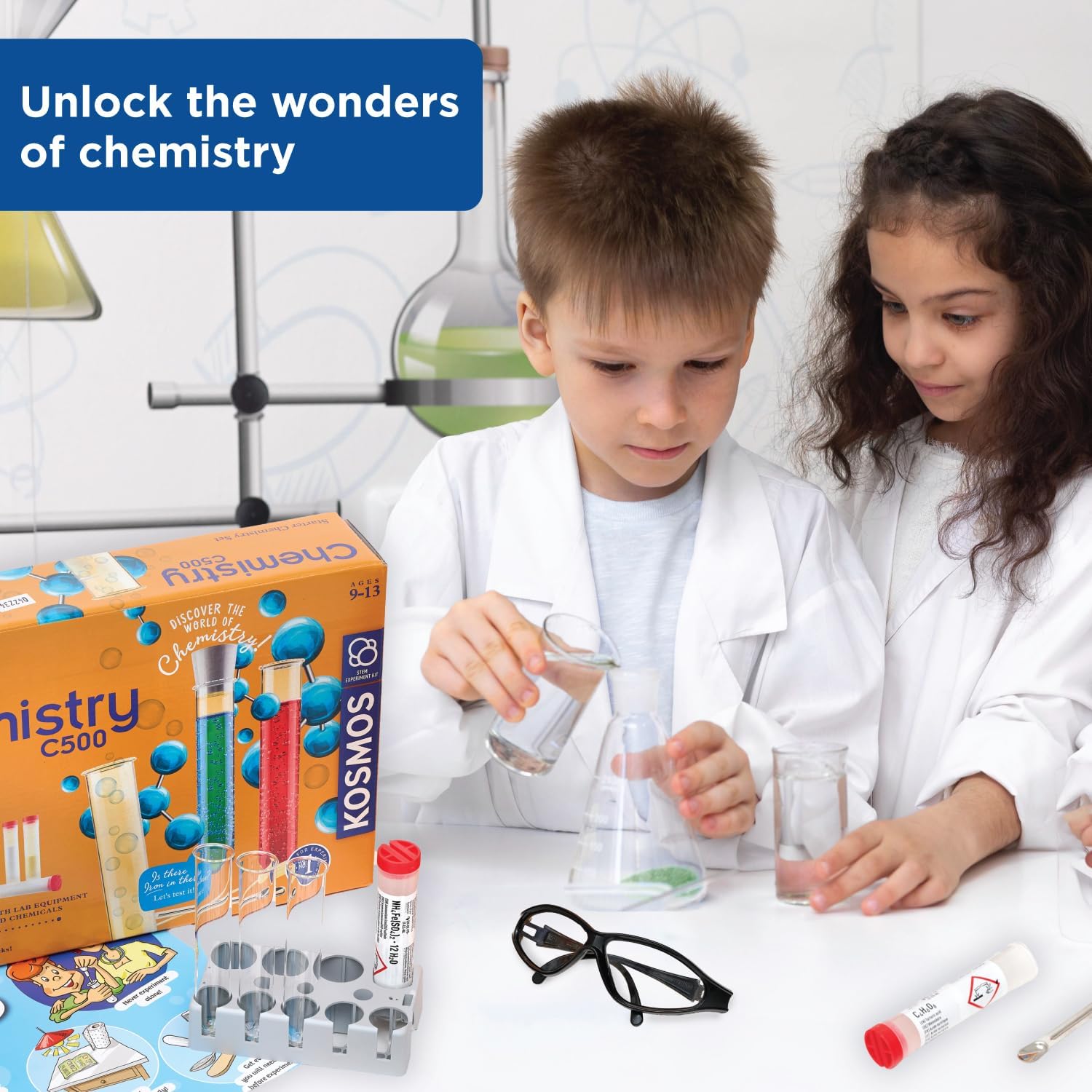 Thames & Kosmos chemistry set c500 lifestyle