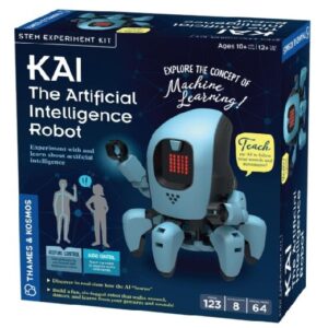 thames ad kosmos AI robot front of box