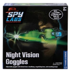 thames and Kosmos night vision goggles front of box