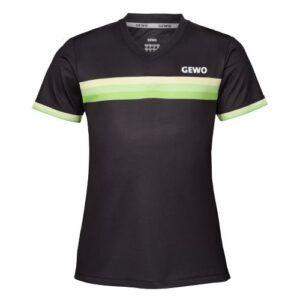 Gewo Table Tennis Santiago Lady shirt black/green front of image