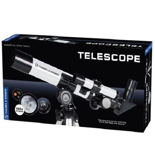 thames and Kosmos telescope front of box