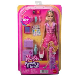Barbie: ‘Malibu’ Family & Friends Limitless Adventure Blonde Fashion Doll front of box