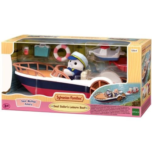 Sylvanian Families - Seal Sailor's Leisure Boat front of box