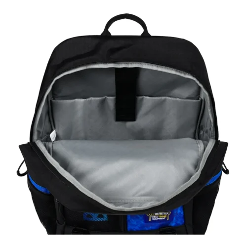 butterfly tokai rucksack black and blue inside