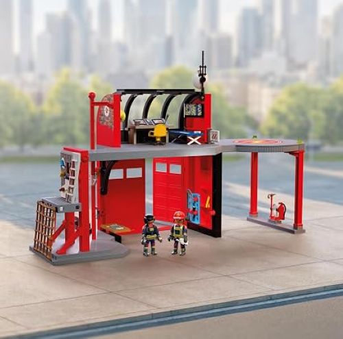 Playmobil - City Action - Large Fire Station -Multi‑Storey Emergency Station content