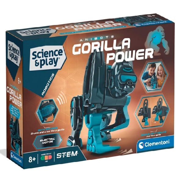 Science & Play Anibots Gorilla Power front of box