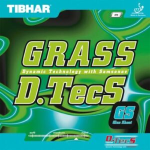 Table Tennis Rubber: Tibhar Grass D.TecS (with glue sheet) (green OX only)