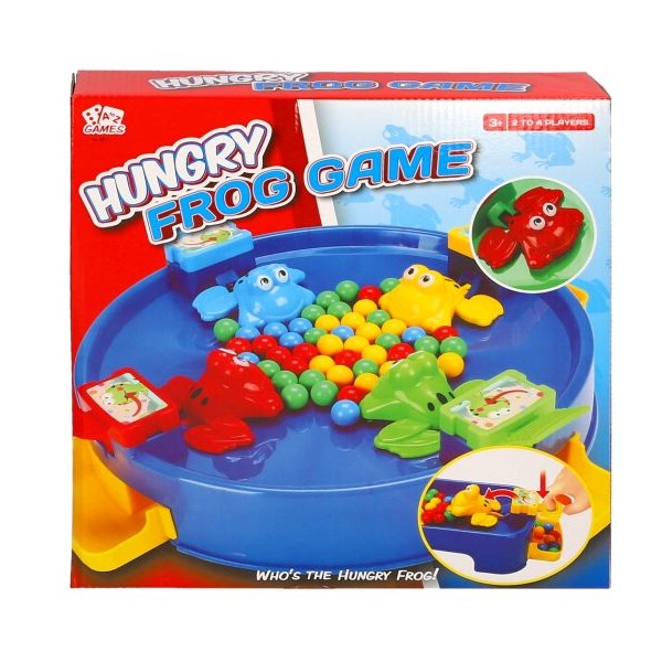 Hungry Frogs Game For 4 Players front of box