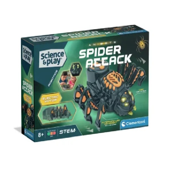 Science & Play Anibots Spider Attack front of box