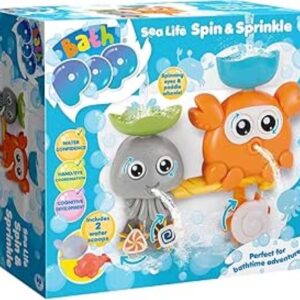 Bath pop- Spin and Sprinkle front of box