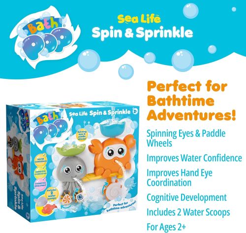 Bath pop- Spin and Sprinkle