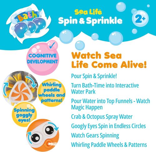 Bath pop- Spin and Sprinkle