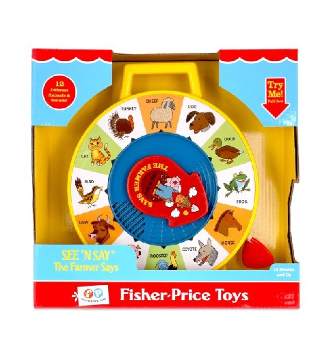 Fisher Price Classic See 'n Say Farmer Says front of box