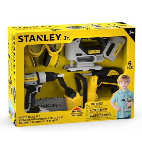 Stanley Jr. Power Tools Set front of box