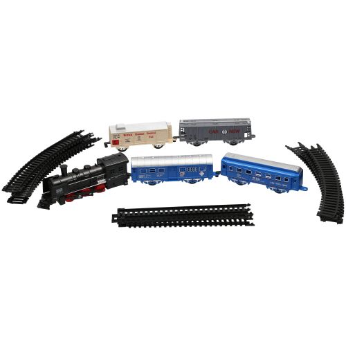 A to Z 1577 Classic Battery Operated Train Set with Light and Sound contents