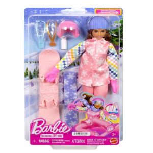 Barbie Careers Snowboarder Doll and Colour Change Accessory front of box
