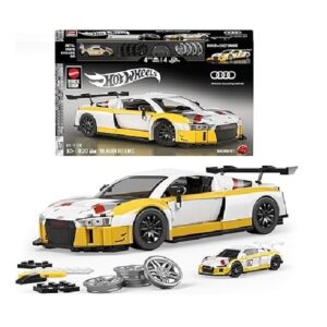 Mattel Brick Shop Hot Wheels '15 Audi R8 LMS front of box