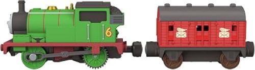 Thomas & Friends Motorized Percy Engine & Mail Car by Fisher-Price image