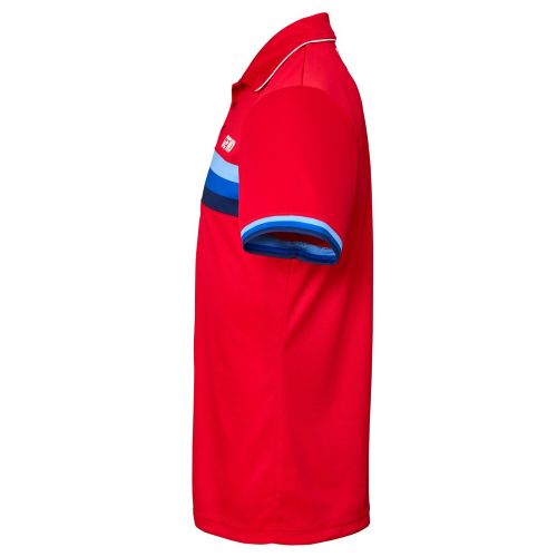 GEWO Polo Shirt Santiago Cotton red/royal side