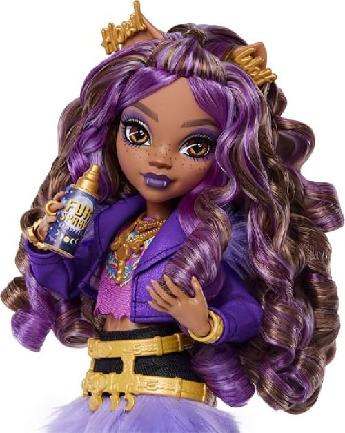 Monster High Clawdeen Wolf Doll with Pet Wolf Pup image