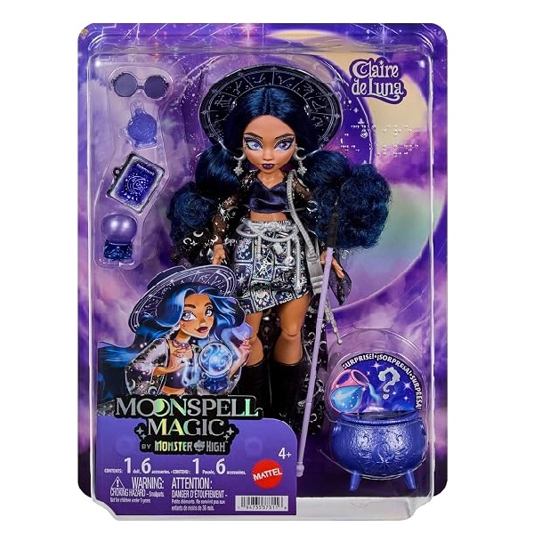 Monster High Doll, Moonspell Magic by Claire de Luna front of box