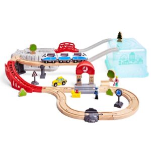 Hape - City Train Bucket Set content