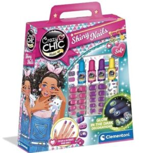 Clementoni Crazy Chic Shiny nails front of box