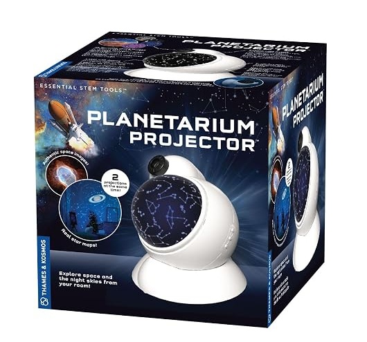 Thames and Kosmos Planetarium Projector front of box