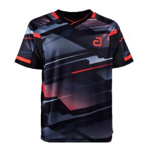 Andro Shirt Sangai black/red front of shirt