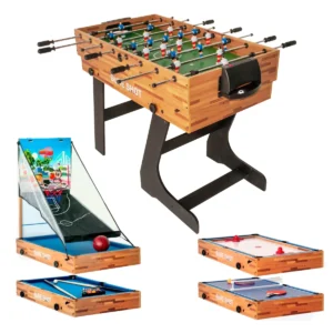 Sure Shot Folding 5 in 1 Multi Games Table - 51054