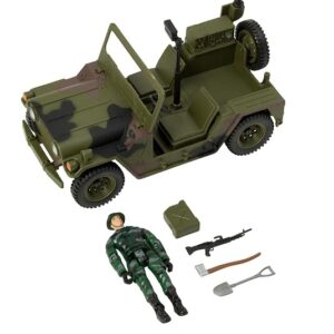 WORLD PEACEKEEPERS from Peterkin | 20cm Military Transportation Vehicle with Articulated Figure